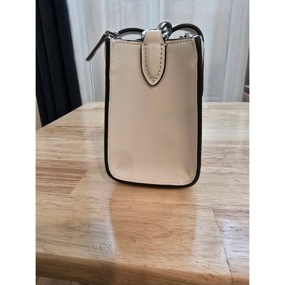Coach Womens Nina Mini Tote Bag Silver/Chalk CT804 NWT - Picture 6 of 9